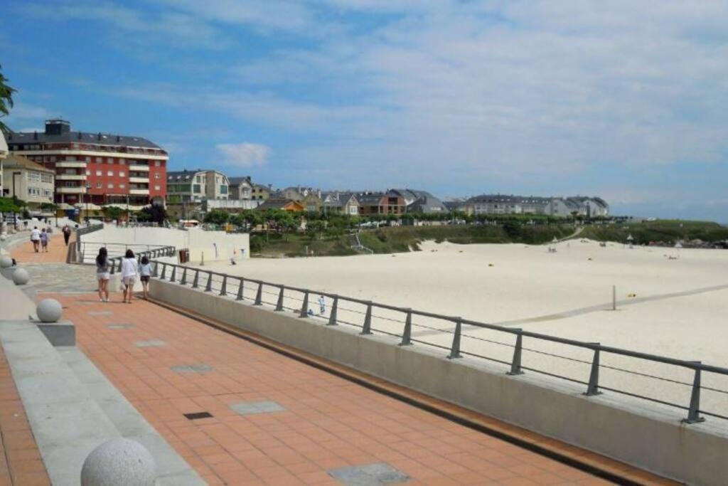 Apartamento Playa A Rapadoira Con Terraza Foz Exterior foto