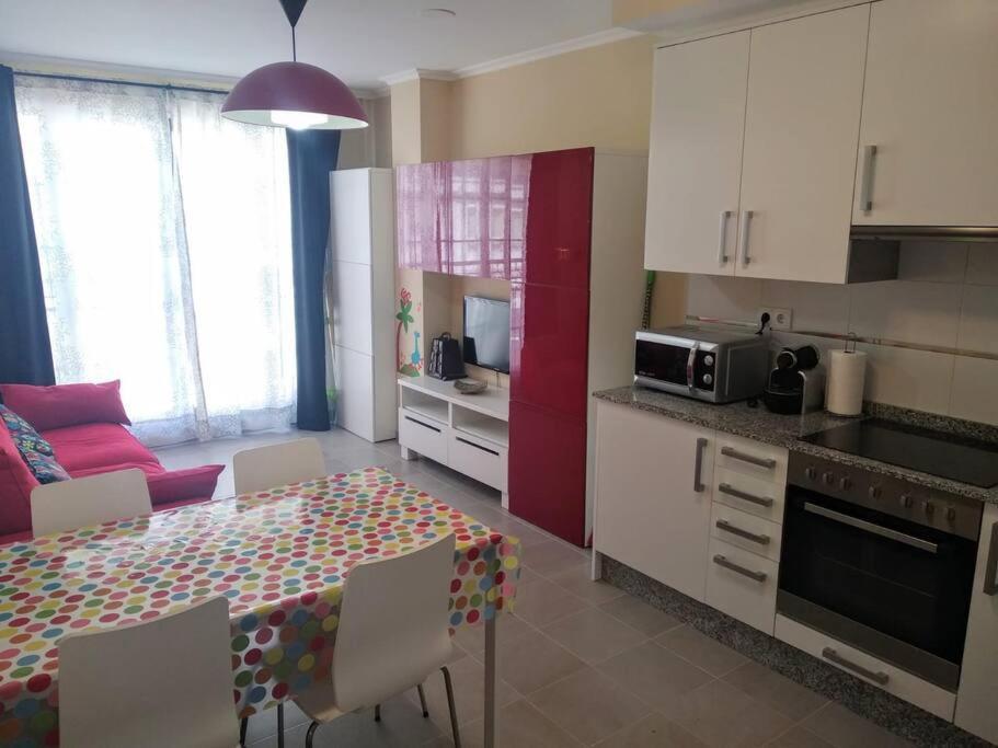 Apartamento Playa A Rapadoira Con Terraza Foz Exterior foto